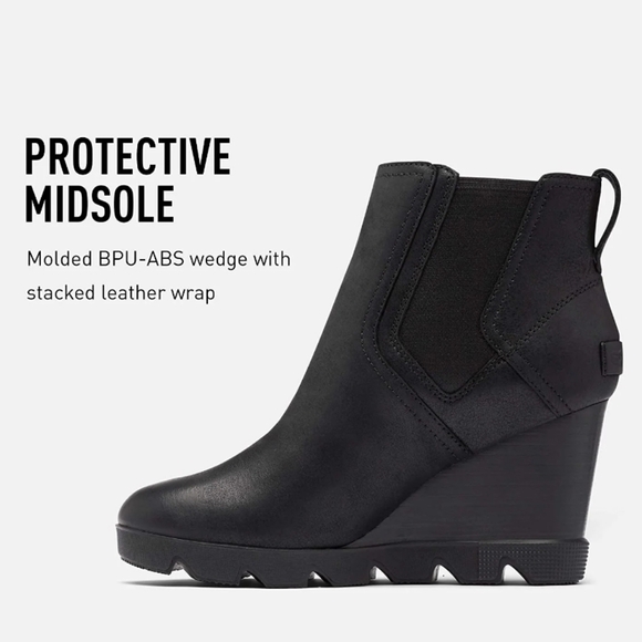 Sorel Joan Uptown Chelsea Bootie Black Women's 9.5 NWOT - Picture 2 of 16